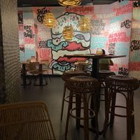 Inside at Vegan Junk Food Bar - El Born in Barcelona