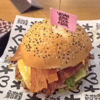Royal Smash burger at Vegan Junk Food Bar - El Born in Barcelona