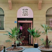 Outside at Vegan Junk Food Bar - El Born in Barcelona