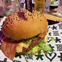 Hamburguesa  at Vegan Junk Food Bar - El Born in Barcelona