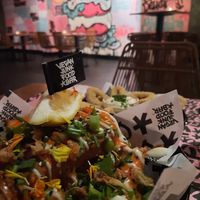 Fish and Chips at Vegan Junk Food Bar - El Born in Barcelona