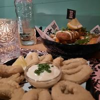 Calamari Rings at Vegan Junk Food Bar - El Born in Barcelona