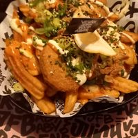 fizz and chips at Vegan Junk Food Bar - El Born in Barcelona