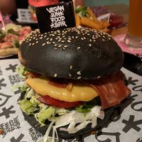 Royal Smash Burger at Vegan Junk Food Bar - El Born in Barcelona