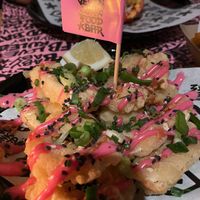 Fried Kalamariz Rings at Vegan Junk Food Bar - El Born in Barcelona