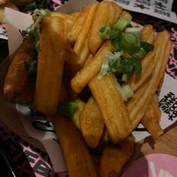 Cajun XL Fries at Vegan Junk Food Bar - El Born in Barcelona