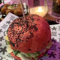 daddy burger at Vegan Junk Food Bar - El Born in Barcelona