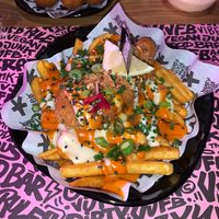 Fizz and chips ‘vegan cod’  at Vegan Junk Food Bar - El Born in Barcelona