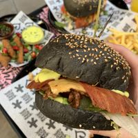 Royal smash  at Vegan Junk Food Bar - El Born in Barcelona