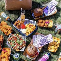 Vegan food 🤍 at Vegan Junk Food Bar - El Born in Barcelona