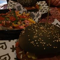Royal Smash Burger at Vegan Junk Food Bar - El Born in Barcelona