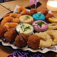Sumo platter at Vegan Junk Food Bar - El Born in Barcelona