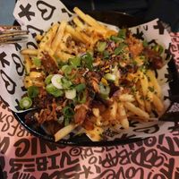 The ribs loaded fries at Vegan Junk Food Bar - El Born in Barcelona
