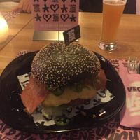 Royal Smash Burger at Vegan Junk Food Bar - El Born in Barcelona