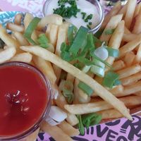 fries at Vegan Junk Food Bar - El Born in Barcelona