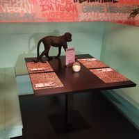 Table settings at Vegan Junk Food Bar - El Born in Barcelona