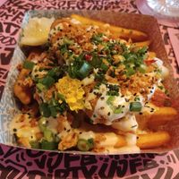 Fish and Chips at Vegan Junk Food Bar - El Born in Barcelona