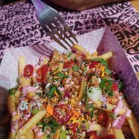 Patatas trufadas at Vegan Junk Food Bar - El Born in Barcelona