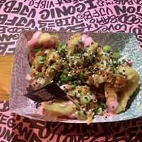 Kalamariz Ringz  at Vegan Junk Food Bar - El Born in Barcelona