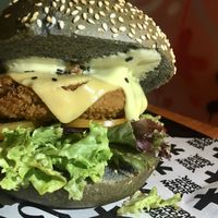 Mc Kroquette con extra de queso  at Vegan Junk Food Bar - El Born in Barcelona