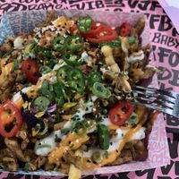 Dirty fries   at Vegan Junk Food Bar - El Born in Barcelona
