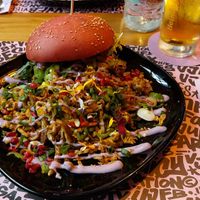 Burger Notorious at Vegan Junk Food Bar - El Born in Barcelona
