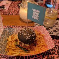 VJFBaby Burger at Vegan Junk Food Bar - El Born in Barcelona