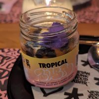 Tropical Buba - Fruity dessert at Vegan Junk Food Bar - El Born in Barcelona