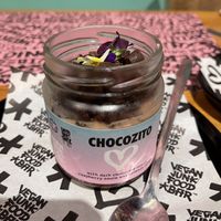 Brownie jar   at Vegan Junk Food Bar - El Born in Barcelona