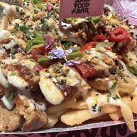 Fries!!!  at Vegan Junk Food Bar - El Born in Barcelona