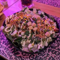 Cesar salad at Vegan Junk Food Bar - El Born in Barcelona