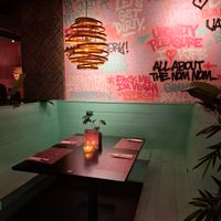 Inside at Vegan Junk Food Bar - El Born in Barcelona