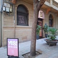 Outside at Vegan Junk Food Bar - El Born in Barcelona