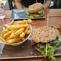 Vegane Burger at Peter Pane in Timmendorfer Strand