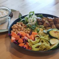 Buddha Bowl at Sa Tomaquera in Blanes