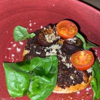Delicious mushroom toast at De Buurman in Heerenveen