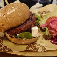 The Vegan Beet Burger at De Buurman in Heerenveen