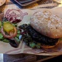 Vegan bieten burger at De Buurman in Heerenveen