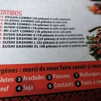 Menu at Shabu in Echternach