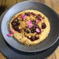 Vegan option of the porridge  at The Little Banksia in Perth