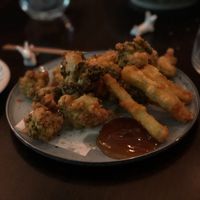 Vegan tempura broccoli  at MR. RYU in Balaclava