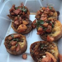 bruschetta at The Cordial Cork in Richmond