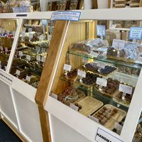 There is a lot more choice than in just these pics! 🤎  at Ilfracombe Chocolate Emporium in Ilfracombe