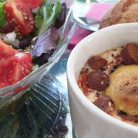 Flamenco "tofu cocotte" at La Bohème in Saintes-maries-de-la-mer