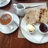 Plant based milk and butter at Ralphy's in Morecambe