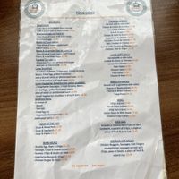 Breakfast menu at Ralphy's in Morecambe