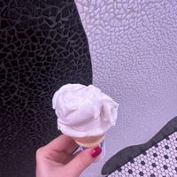 vanilla bean in a cake cone- this is it’s state right after it was scooped.  at J.P. Licks -  - Newbury in Boston