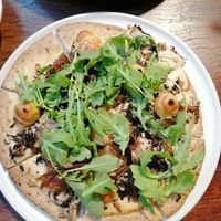Mushroom pizza at Mother in Fremantle