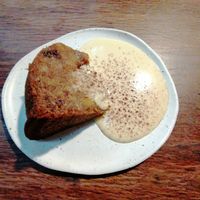 Christmas cake and custard at Mother in Fremantle