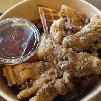 Chick'n n waffles at The Prince Albert in Hastings